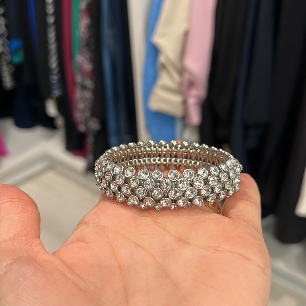 Rhinestone stretchy bracelet - Picture 7 of 7